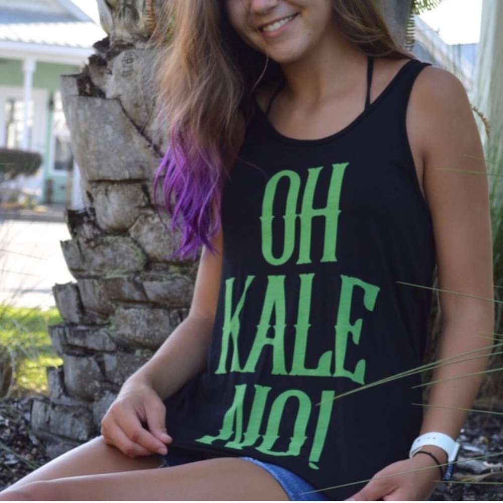 Kale tank top